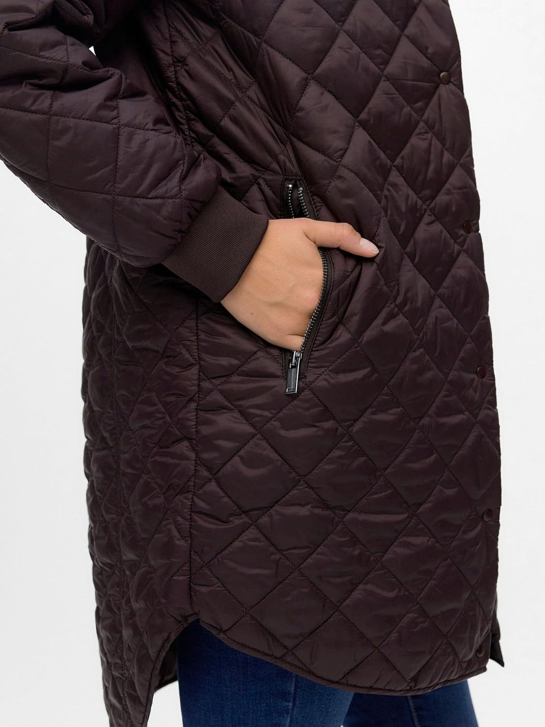VERO MODA Female Mantel VMHAYLE Steppjacke | Coat Chocolate Torte XS, Chocolate Torte XS