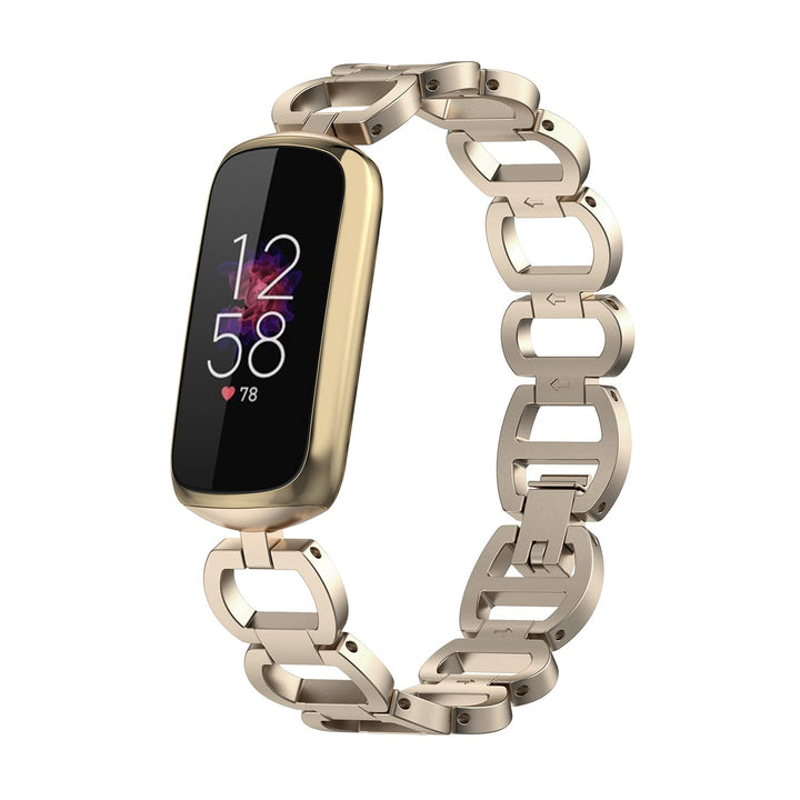 Chofit Armbänder kompatibel mit Fitbit Luxe Armband, klassisches Metall Edelstahl Armband Armbänder