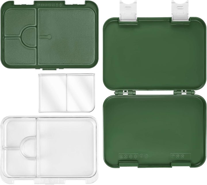 My Vesperbox® Brotdose für Kinder mit Fächern [LEN] - Lunchbox mit Trennfächern - Bento Box - Jausen