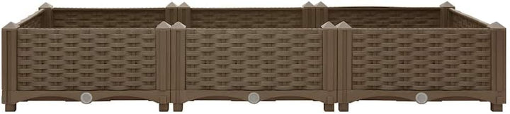 vidaXL Hochbeet Pflanzkasten Pflanzbeet Gemüsebeet Blumenbeet Blumenkasten Frühbeet Gartenbeet Blume