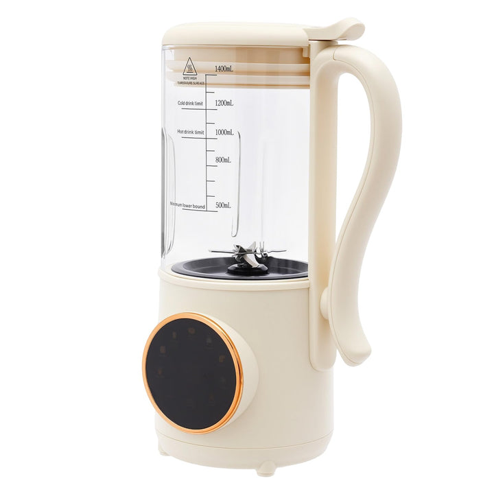 Sojamilch Maschine Nussmilchmaschine, Automatische Hafermilch Maschine & Entsafter, mit LED Anzeige,
