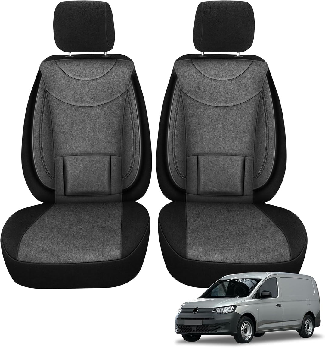 Sitzbezüge Auto für 2011-2021 VW Caddy 4, Autositzbezüge Auto-Sitzschoner Schonbezüge Sitzauflagen S
