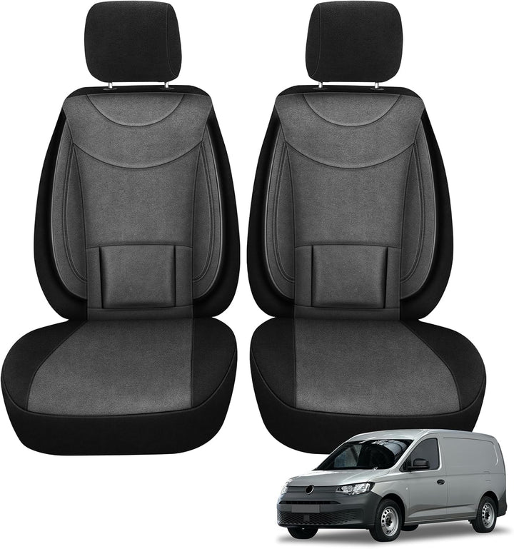 Sitzbezüge Auto für 2011-2021 VW Caddy 4, Autositzbezüge Auto-Sitzschoner Schonbezüge Sitzauflagen S