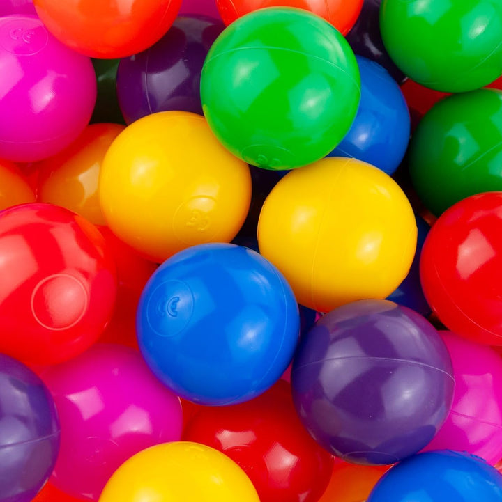 Martom Bunte Bälle für Bällebad 7/6cm Babybälle Plastikbälle Baby Spielbälle 100-2000 Stuck (7cm, 40
