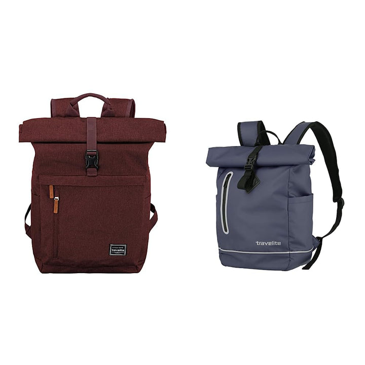 Travelite Handgepäck Rucksack mit Laptop Fach 15,6 Zoll, 60 cm, 35 Liter, 800 Gramm & BASICS rucksac