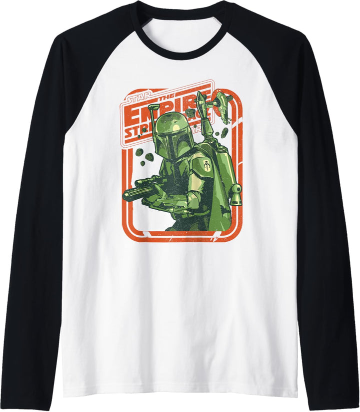 Star Wars The Empire Strikes Back Boba Fett Modern Portrait Raglan