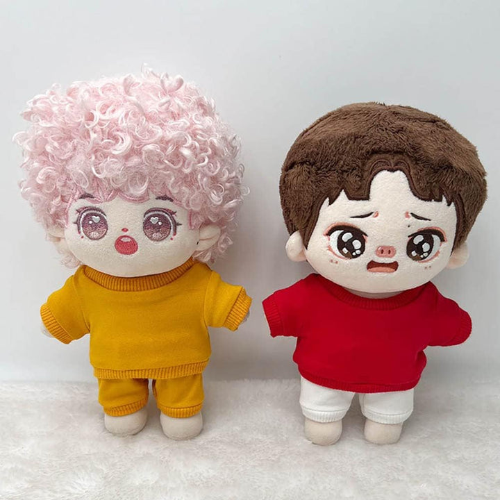 niannyyhouse 10 cm Plüsch-Puppenkleidung, Sportbekleidung, Anzüge, Sweatshirts, Hosen, Puppenkleidun