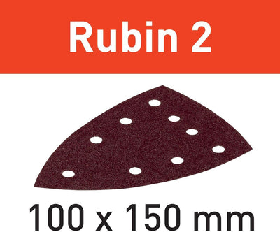 Abrasive Rubin 2 STF Delta/9 P60 RU2/50 Festool Grain 60 - Box von 50-577572 Schleifscheiben P60 Gri