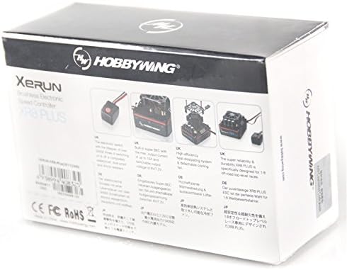HW113300 - Hobbywing Xerun BL ESC XR8 Plus 150A SD 1/8 (2-6S)