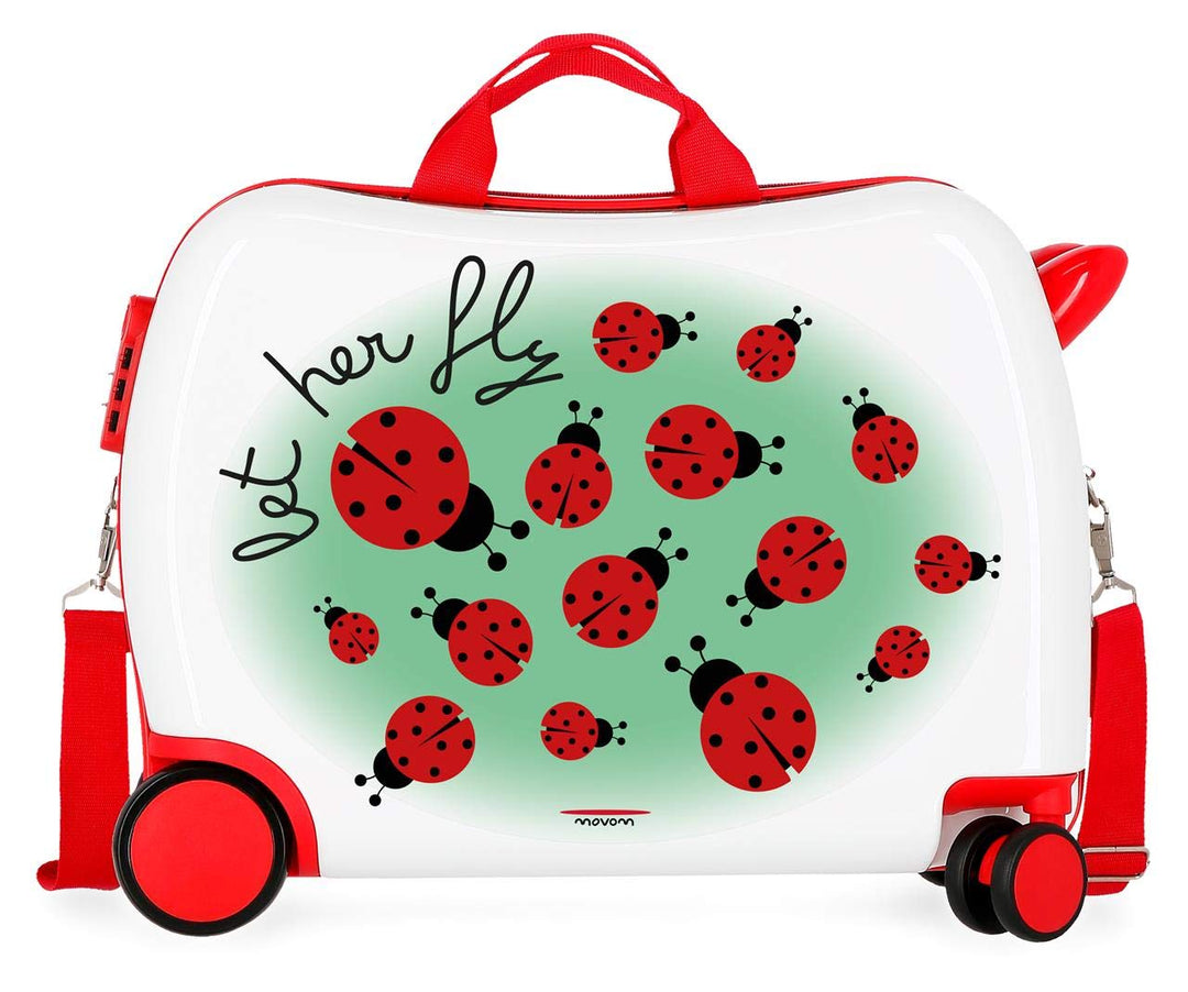 Movom Happy Time Kinder-Koffer Mehrfarbig 50x38x20 cms Hartschalen ABS Kombinationsschloss 34L 2,1Kg