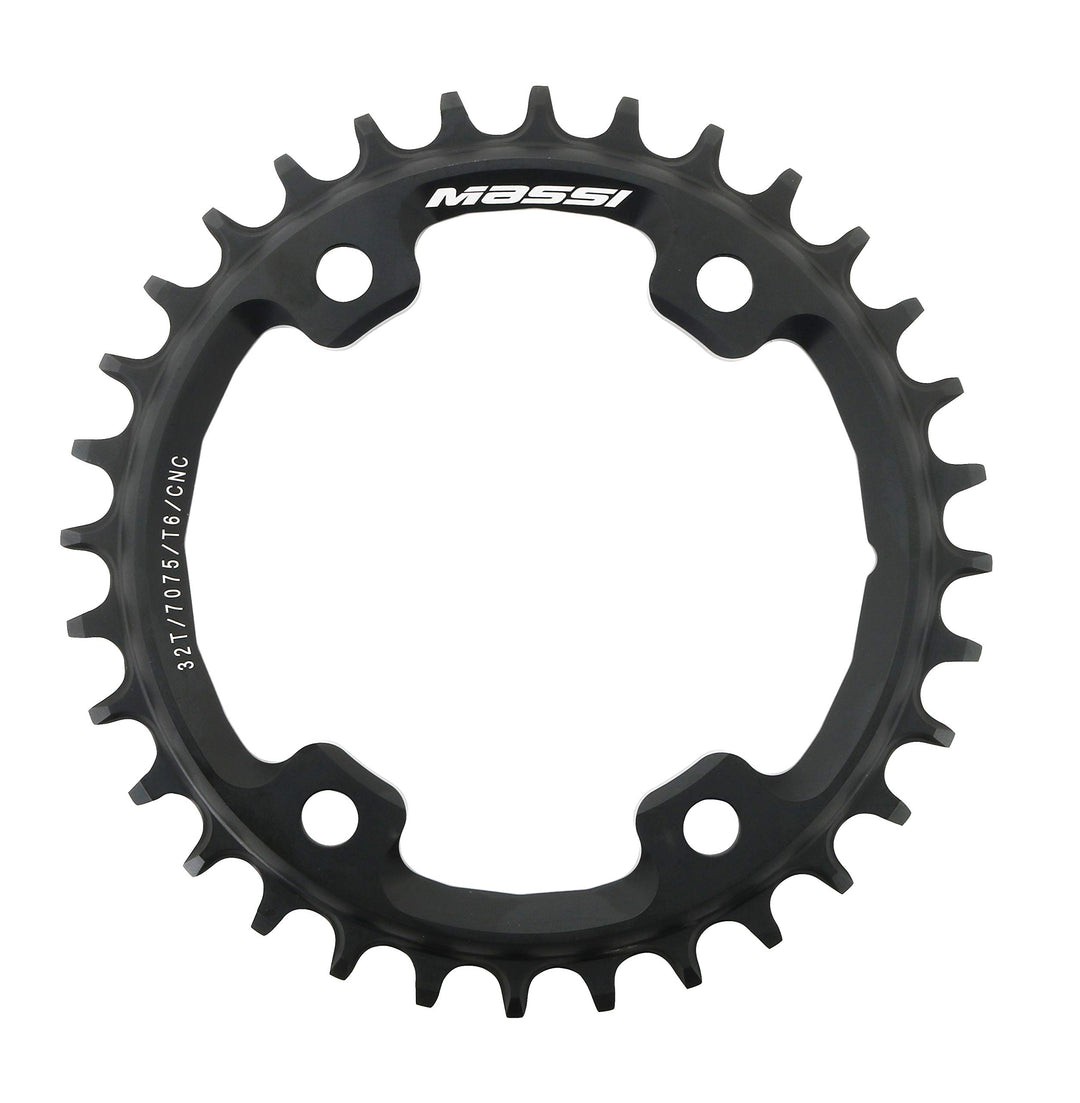 Massi 34T Narrow-Wide C/Shimano XT&XTR Plates, Sports and Air Taglia unica Schwarz, Taglia unica Sch