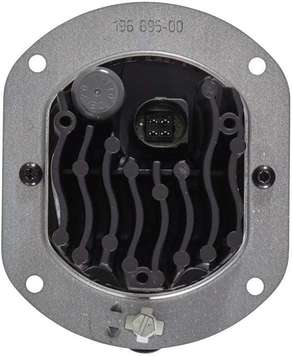 HELLA - LED-Nebelscheinwerfer - 90mm Performance L4060 - 12/24V - rund - Einbau - glasklare Streusch