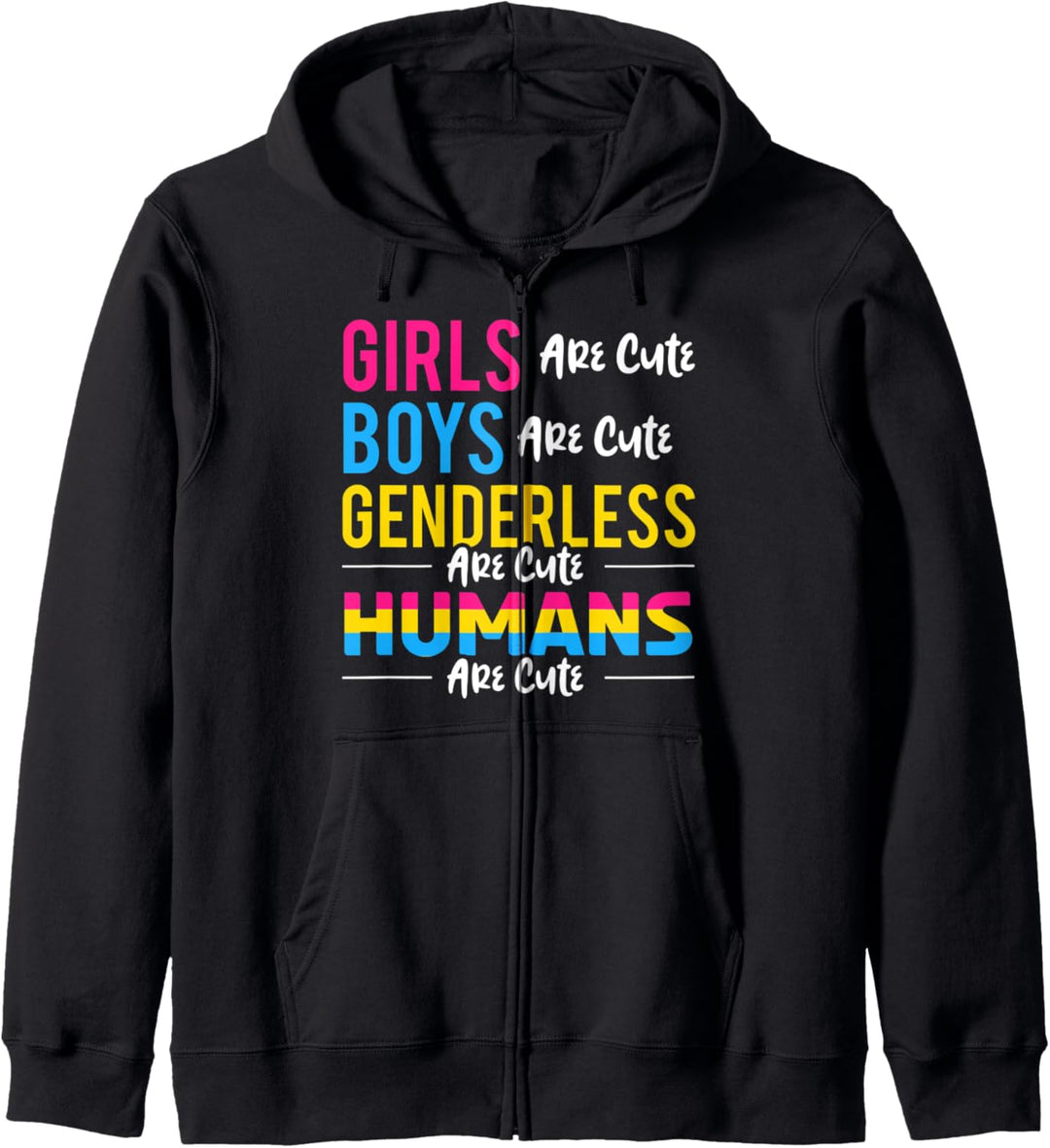 LGBTQ Regenbogen Gay Pride Lustiges Geschenk Pansexuell Kapuzenjacke