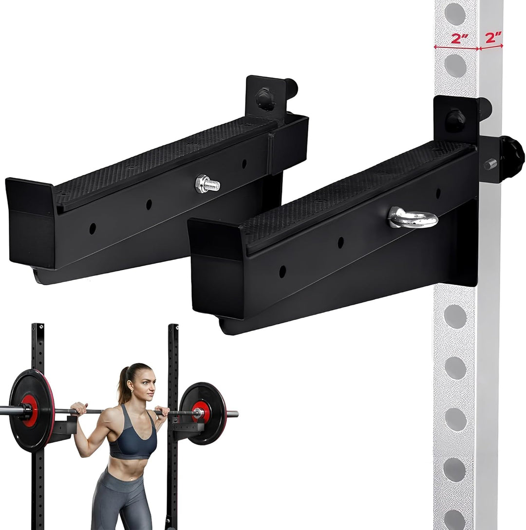 Yes4All Premium Barbell Safety Squat Bar Attachment - 1,000 LBS (453 kg) Capacity Squat Rack Spotter