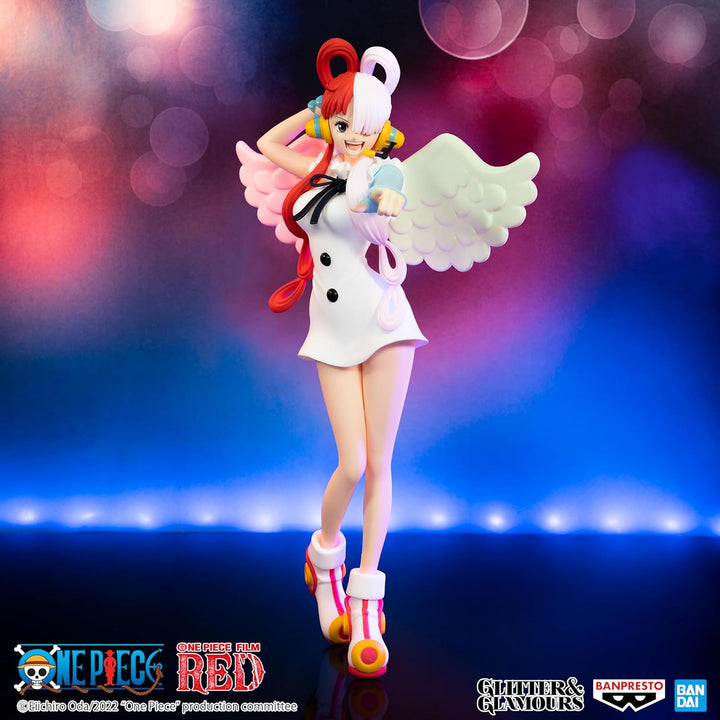 Banpresto Uta-Figur, Glitzer und Glamours, 1 Stück, Rot, 22 cm