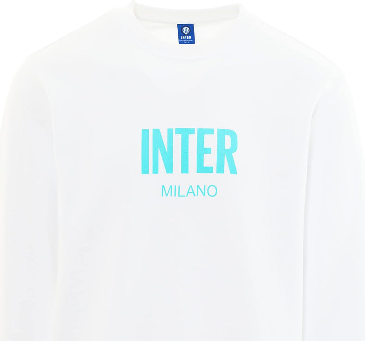 Inter Unisex 3D Crest Inter Unisex-Erwachsene Rundhals-Sweatshirt, offizielles Produkt, Exklusive 3D