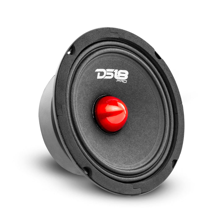 DS18 Car Midrange Speaker 8" Inch 660w Watt 4Ohm Bass Loudspeaker PRO-GM8.4B Bullet 8-Inch 4-Ohms, B