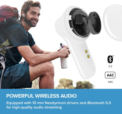 CREATIVE Zen Air Leichte, schweissbeständige True-Wireless In-Ear-Kopfhörer mit aktiver Geräuschunte