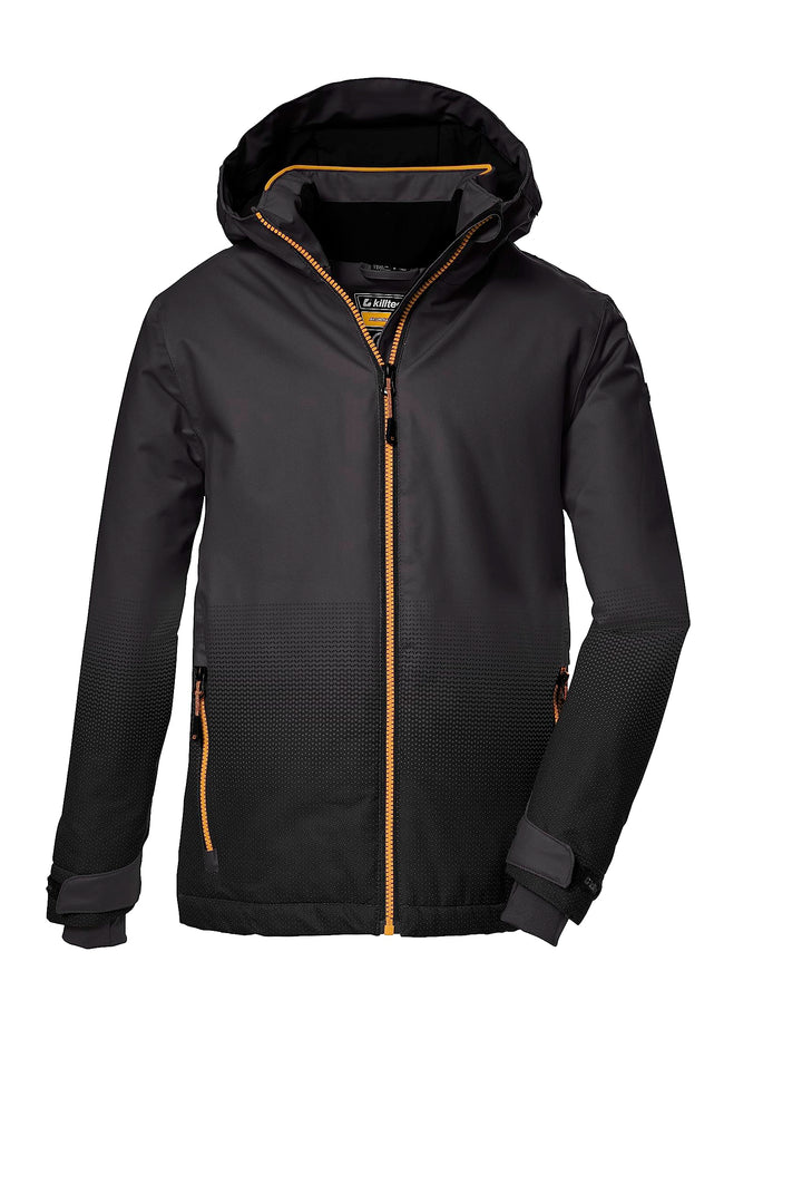 Killtec Jungen Ksw 177 Bys Ski Jckt Skijacke ist wasserdicht/Funktionsjacke mit Kapuze und Schneefan
