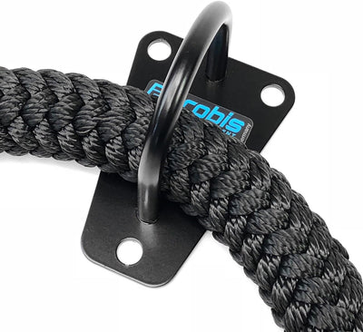 aerobis® Battle Rope Befestigung | Battle Rope Wandbefestigung inkl. Schrauben und Dübel