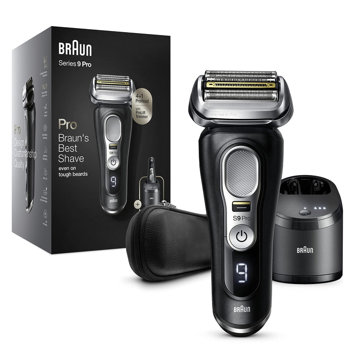 Braun Series 9 Pro Premium Rasierer Herren mit 4+1 Scherkopf, Elektrorasierer mit ProLift Trimmer, 5
