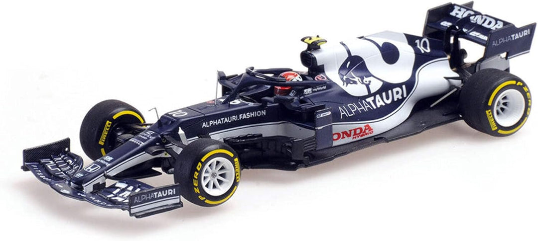 Minichamps 117210710 1:18 Scuderia Alphatauri Honda AT2-Pierre Gasly-3rd Aserbaijan GP 2021 Sammel-M