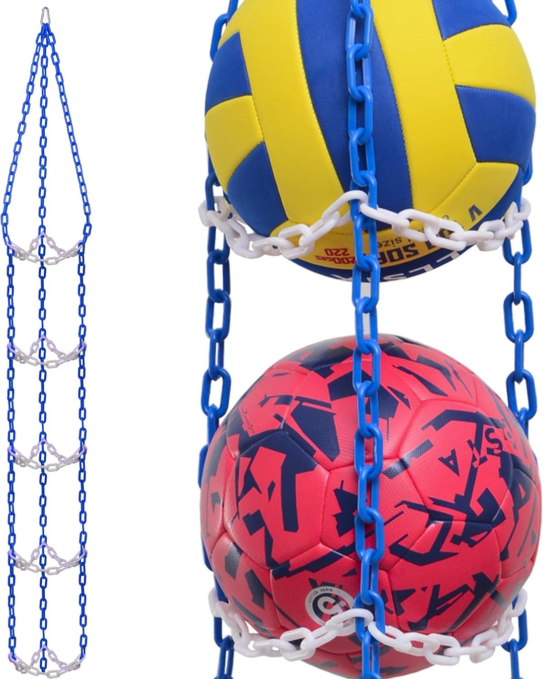 Vailantes Universal-Ballhalter für Basketball, Fussball, Volleyball - Ballaufhänger - Aufbewahrung v