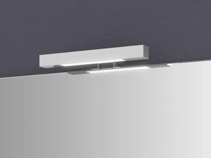 Sieper | Badezimmer Spiegel mit Beleuchtung und Ablage 60 cm Wandspiegel, Badspiegel energiesparend,