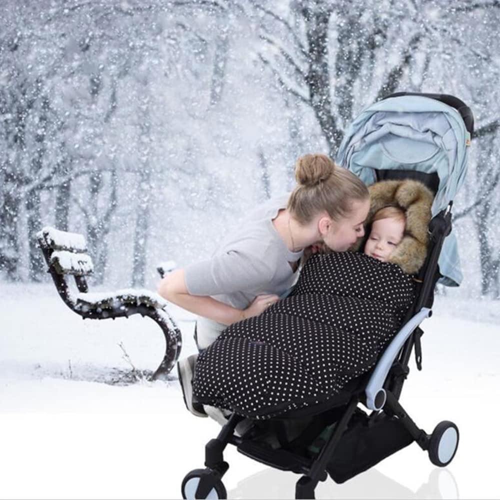 Kinderwagen Fusssack Universal Winter Warm Baby Schlafsack Outdoor Wasserdicht und Winddicht, Geeign