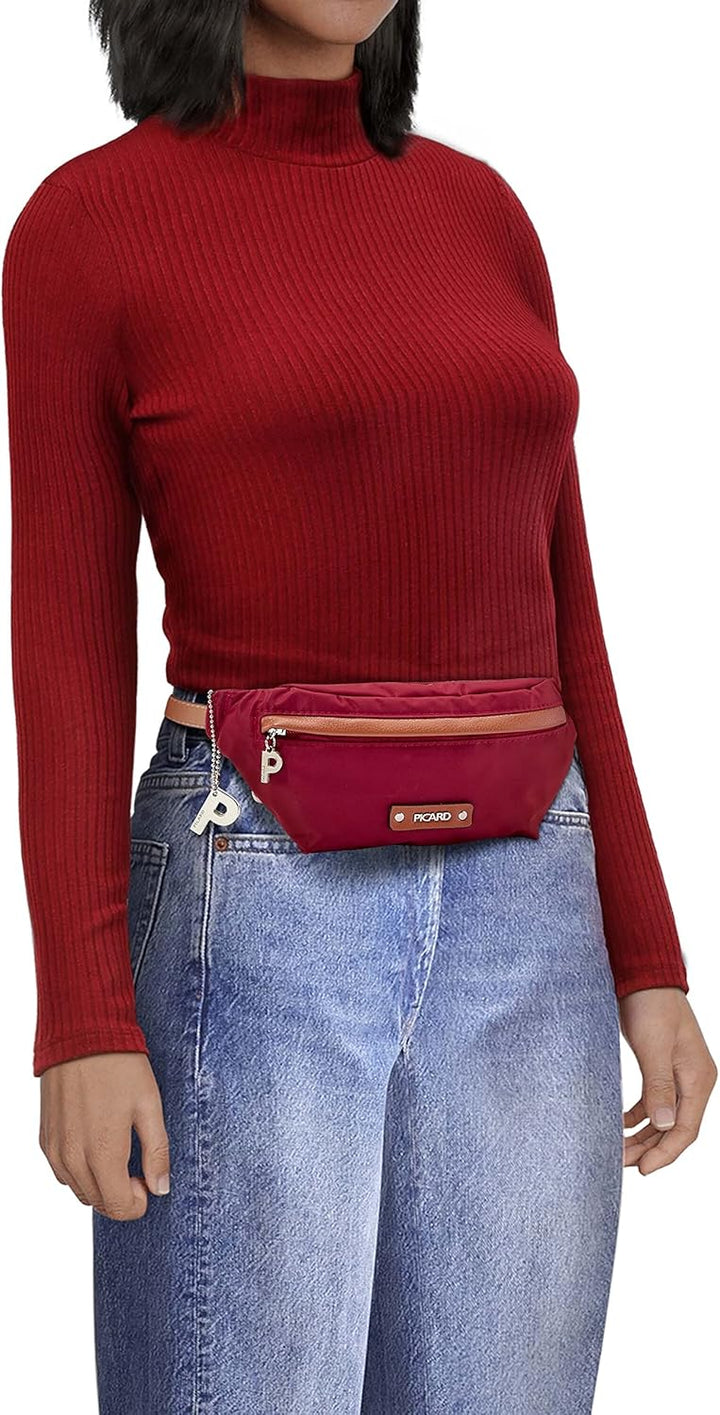 PICARD Damen Gürteltasche Sonja aus Nylon Klein, Mittel, OneSize | mit Reissverschluss | Gürteltasch