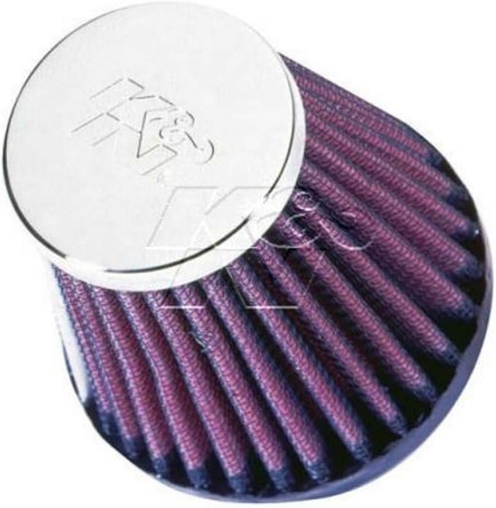 K&N RC-2580 KFZ und Motorrad Universal Chrom Filter