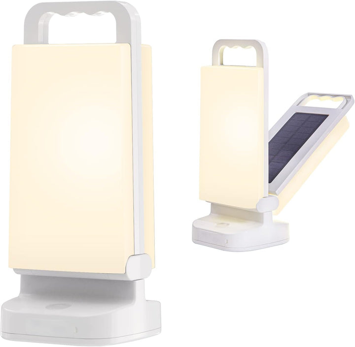 Lepwings LED Campinglampe Solar, Camping Laternen Dimmbar Touch 4400 mAh Notstrombank, IPX4 Wasserdi