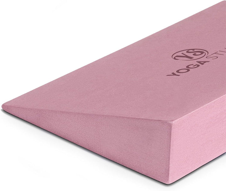 Yoga Studio EVA-Yoga-Keilblöcke, 2 Stück, Schrägbrett, Wadendehner, leichter EVA-Schaum, Mini-Halbke