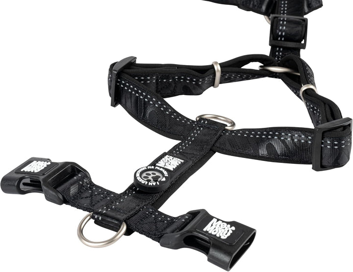 Max & Molly Hundegeschirr Matrix 2.0 Black/S in H-Form, für Hunde mit Gotcha! Smart ID, Geschirr Hun