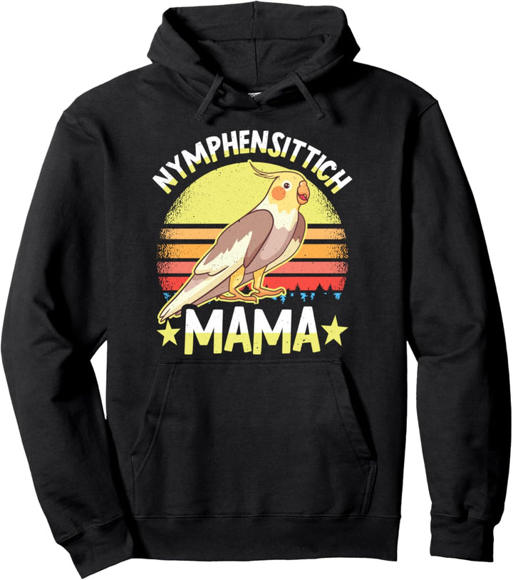 Nymphensittich Mama Papagei Vogel Sittich Nymphensittiche Pullover Hoodie