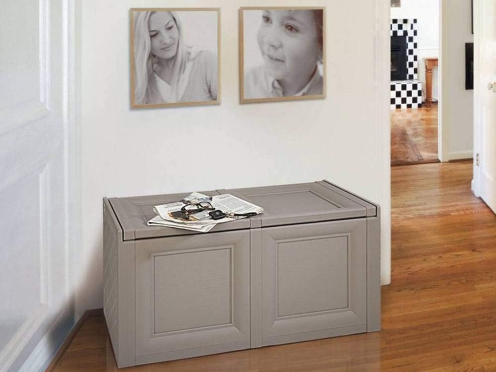 Tontarelli 8086012210 Omnimodus Aufbewahrungsbox, 86,5 x 40 x 44 cm, cremefarben