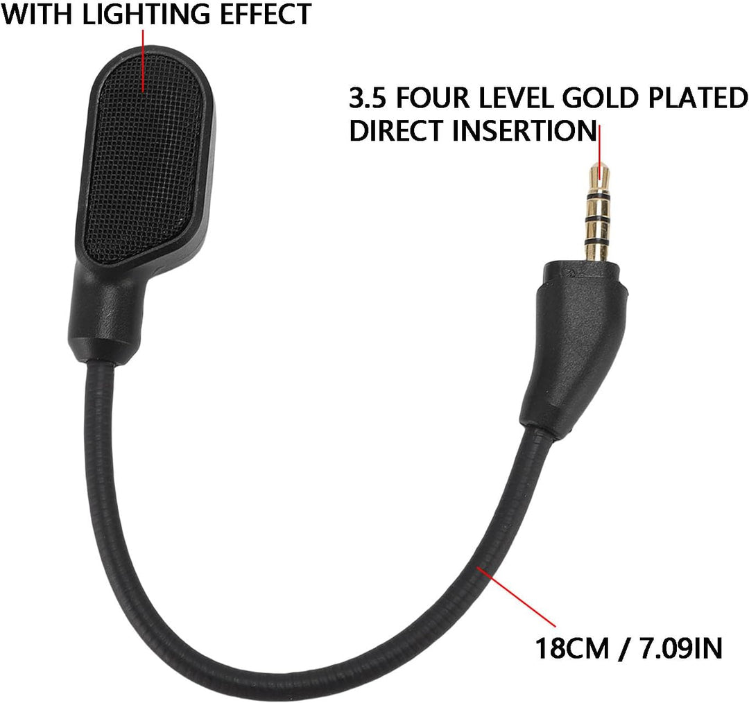 Topiky Mikrofonersatz für Hyper X Cloud III, Omnidirectional Pickup Stornierungs Gaming Headset Mikr