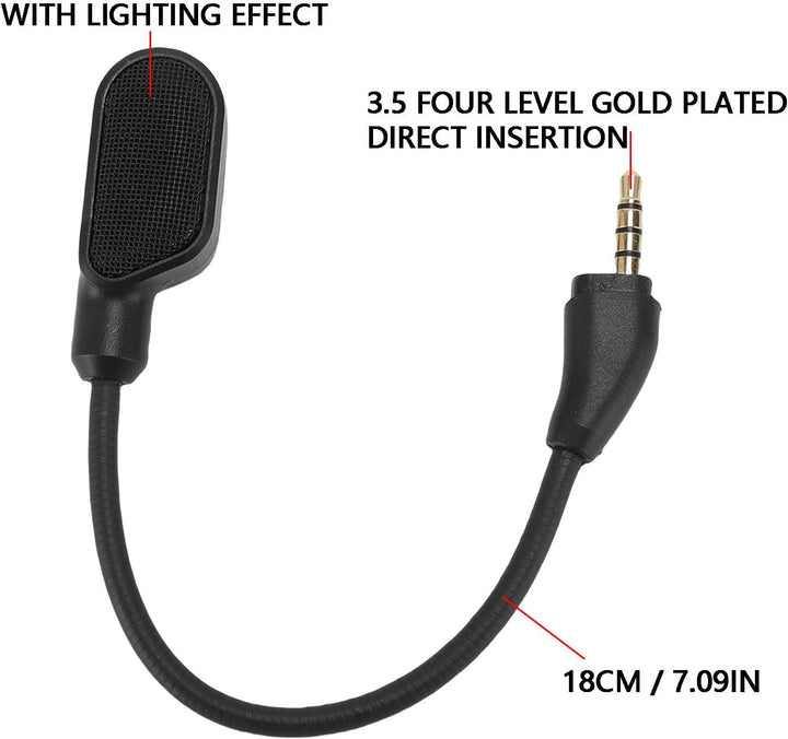 Topiky Mikrofonersatz für Hyper X Cloud III, Omnidirectional Pickup Stornierungs Gaming Headset Mikr
