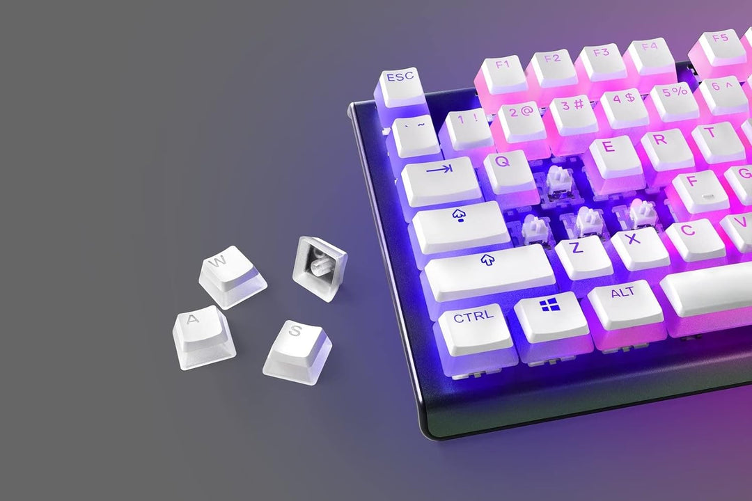 SteelSeries PrismCaps – Double-Shot-Tastenset mit „Pudding“-Optik – Kompatibilität mit allen gängige