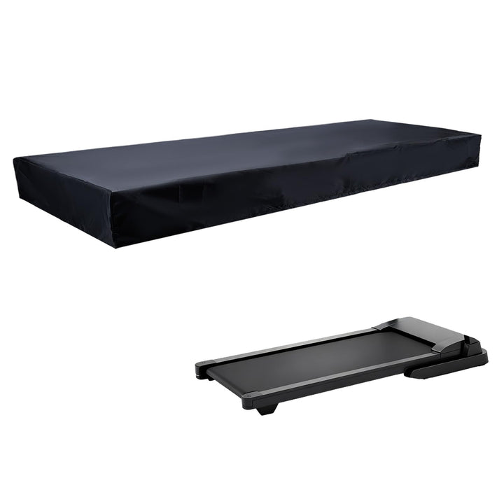 Schwarze Walking Pad Laufbandabdeckung 49 x 23 x 4.5 Zoll Laufbandabdeckungen Unter Dem Schreibtisch