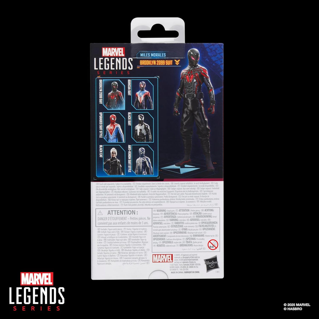 Marvel Legends Series Gamerverse Miles Morales Brooklyn 2099-Anzug Spider-Man Action-Figur, Miles Mo