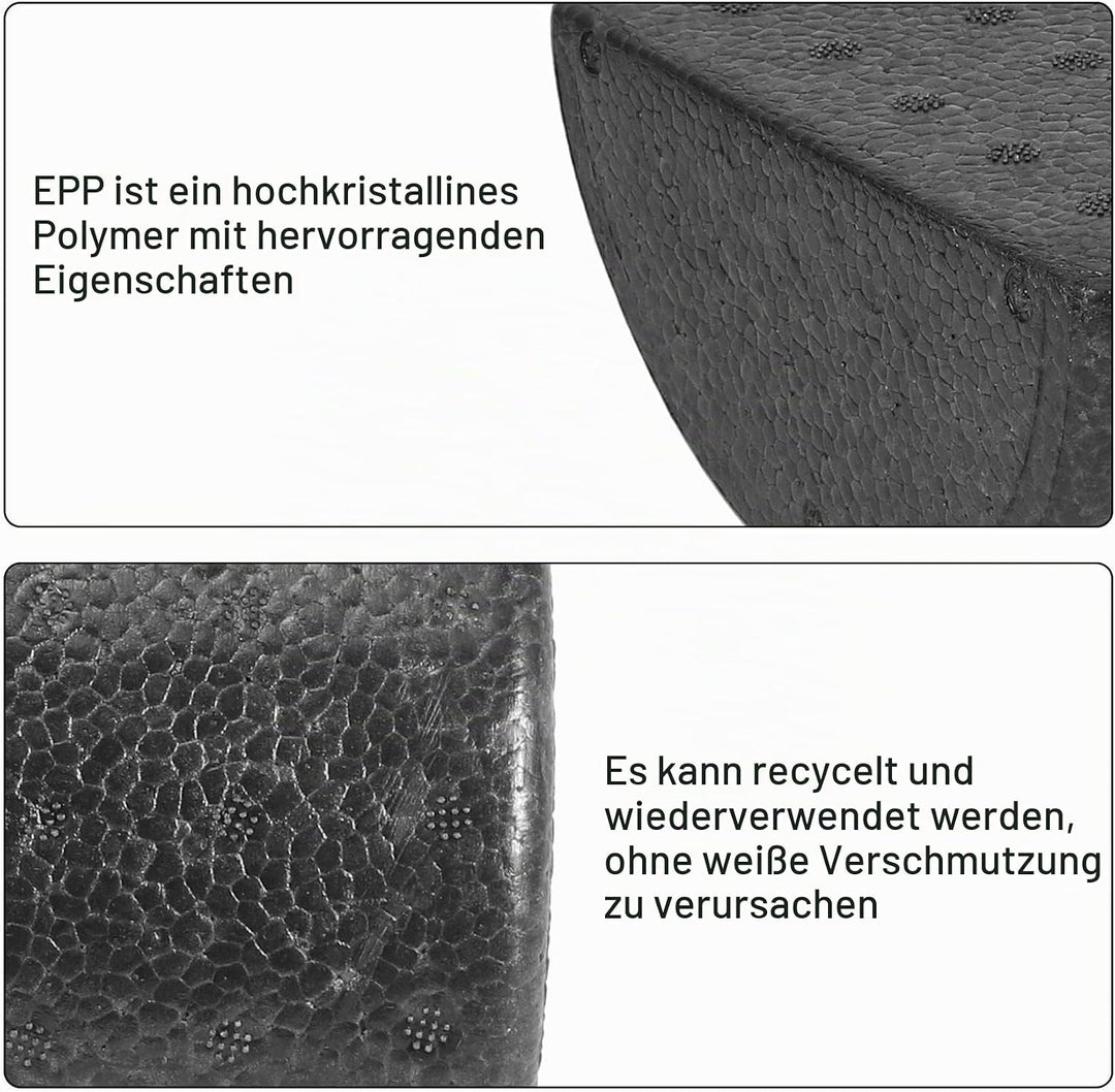 Schaumstoffrolle halbkreisförmig, 1 Paar, 30 cm, für Yoga-, Fitness-Ausrüstung für Gleichgewicht, Yo