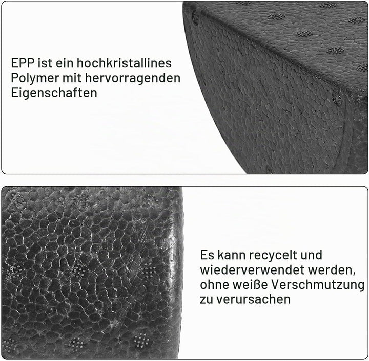 Schaumstoffrolle halbkreisförmig, 1 Paar, 30 cm, für Yoga-, Fitness-Ausrüstung für Gleichgewicht, Yo