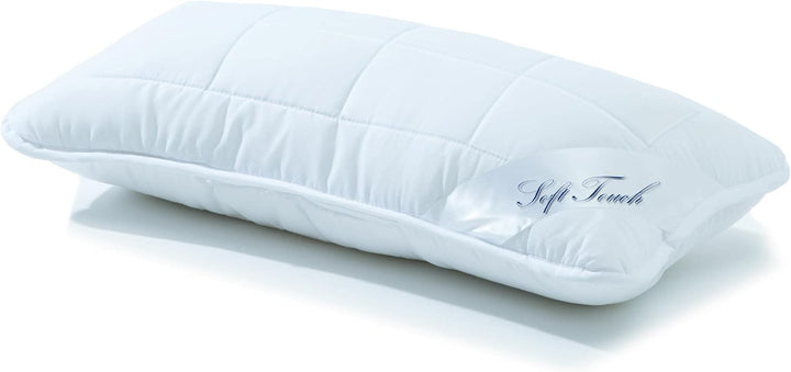 aqua-textil Soft Touch 1x Kopfkissen 40 x 80 cm Set inkl Bettdecke 4 Jahreszeiten 135 x 200 cm Winte