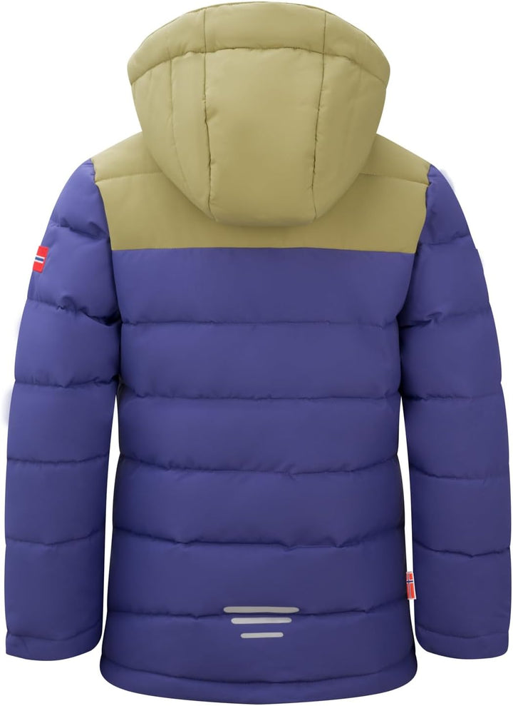 Trollkids Girls Gryllefjord Jacket Dark Purple 98, Dark Purple 98