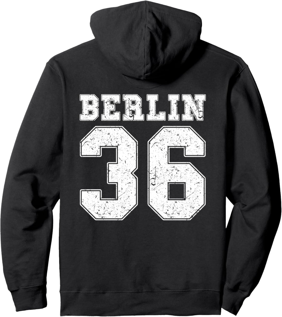 Berlin Liebe Old School Berliner Kreuzberg 36 Pullover Hoodie