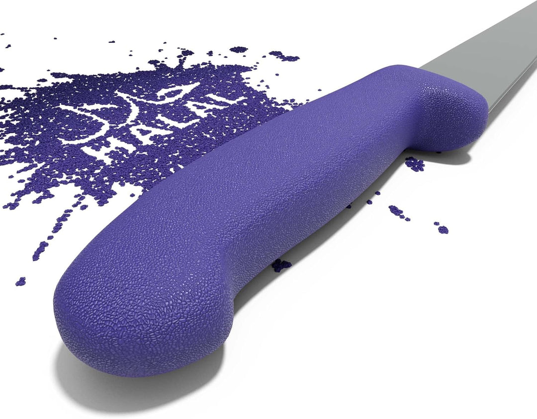 Giesser seit 1776 - Made in Germany - Schlachtmesser 21 cm Halal, lila, nachhaltiger griff, rutschfe