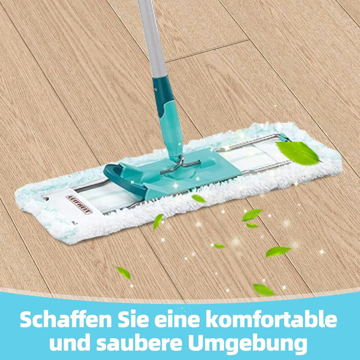 6 Stück Wischbezüge für Leifheit Profi XL Cotton Plus / Profi XL Micro Duo Vollstiel Bodenwischer, 2