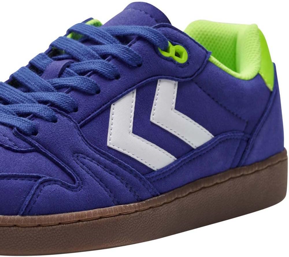 hummel Liga GK RPET Suede Hallenschuh Herren 40 EU Blau, 40 EU Blau