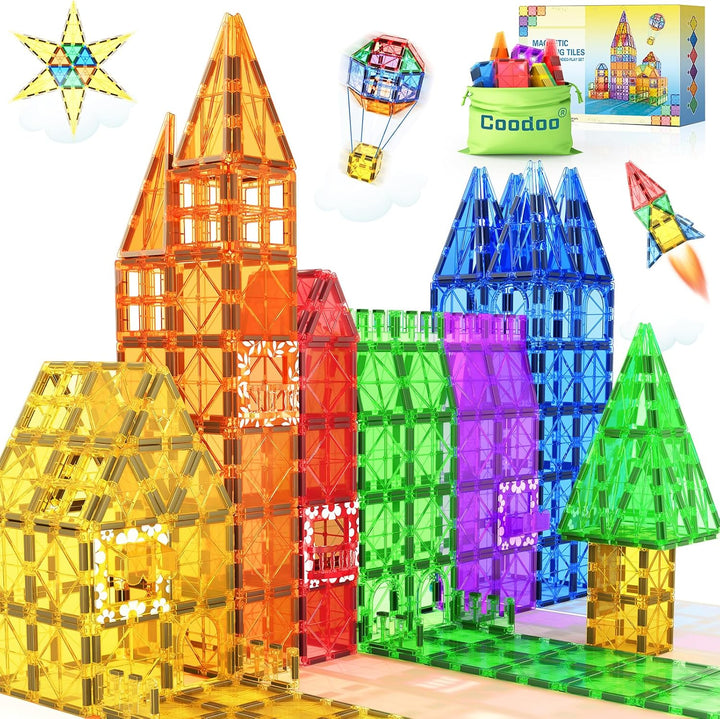 60magnetische Bausteine,Kinderspielzeug,STEM-Magnetblöcke,sensorisches Spielzeug, Kinderspiele, Magn